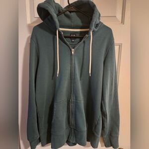 GAP Men's Green Hoodie Sweater